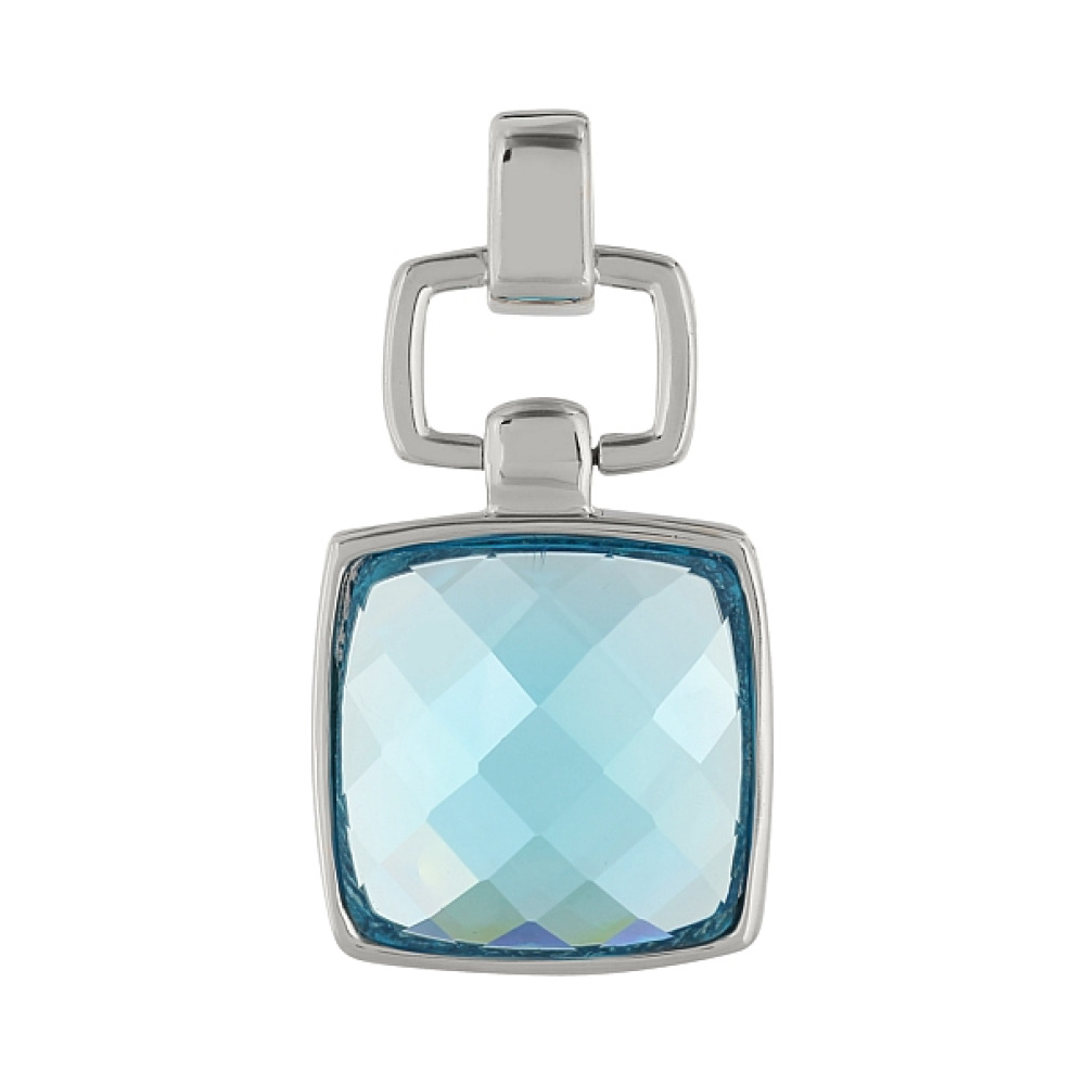 Серебряная подвеска с фианитом № 99886