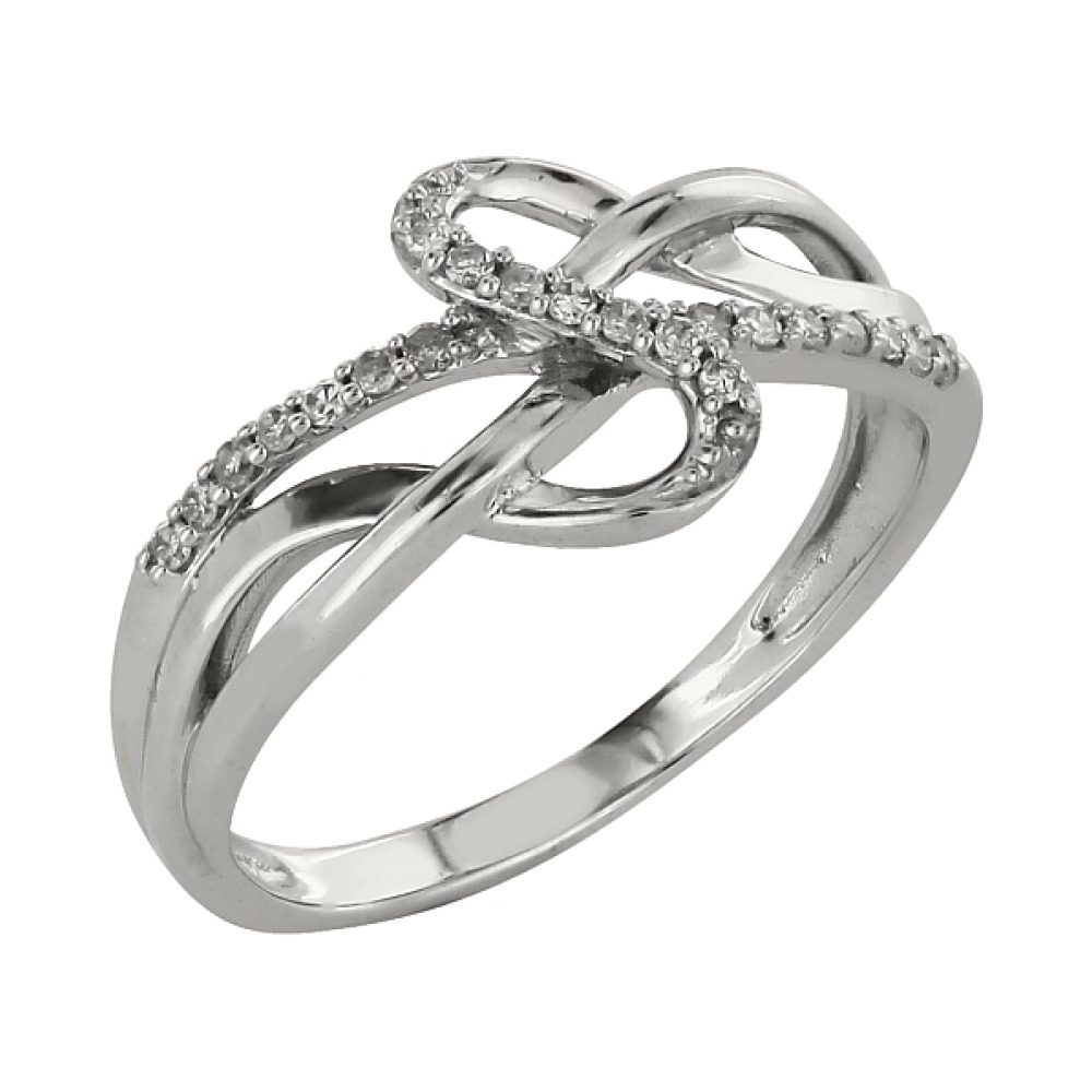 Золотое кольцо с бриллиантом № 98652