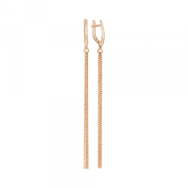 Золотые серьги  б\к № 130098