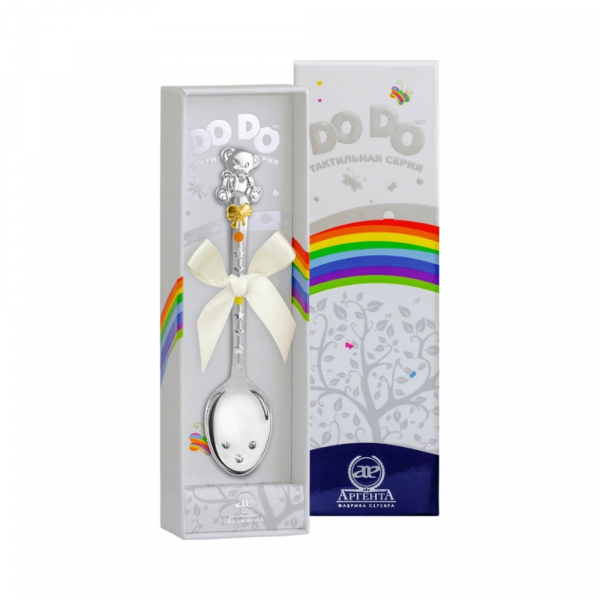 Ложка детская DODO &quot;Мишка с бантом&quot;