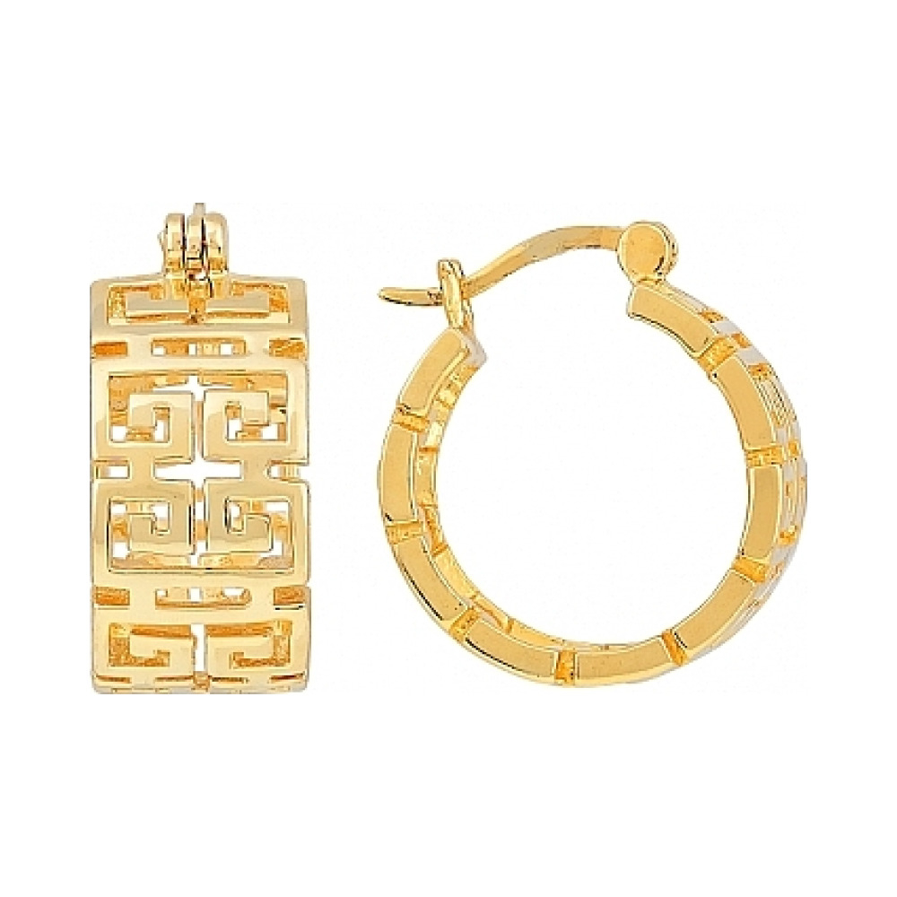  серьги с золотым покрытием № 108308