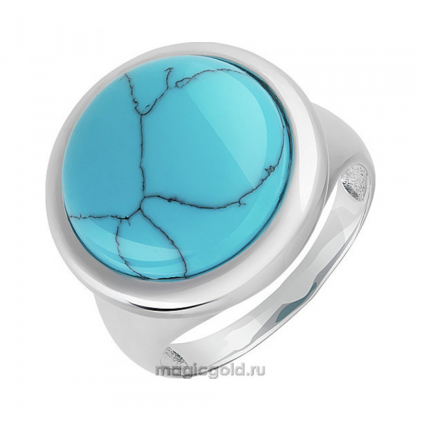 Серебряное кольцо с бирюзой № 151393