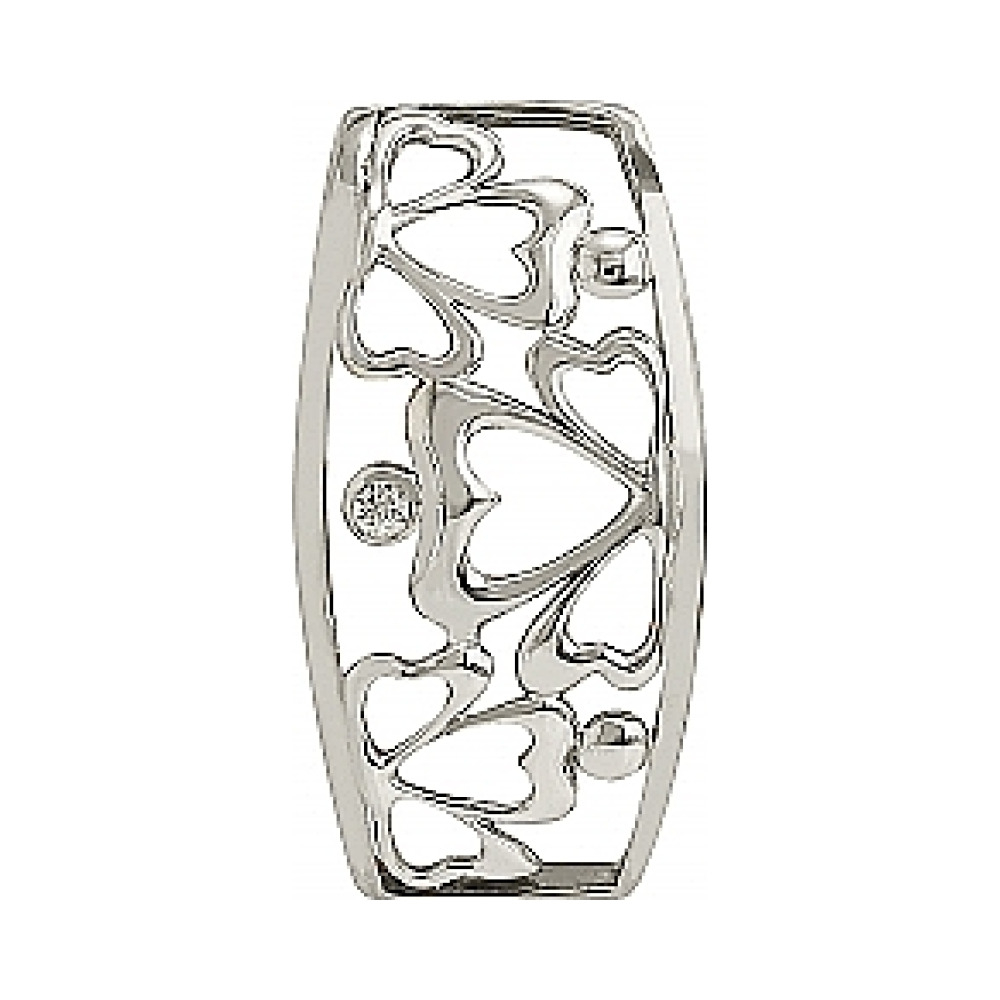 Золотая подвеска с бриллиантом № 83653