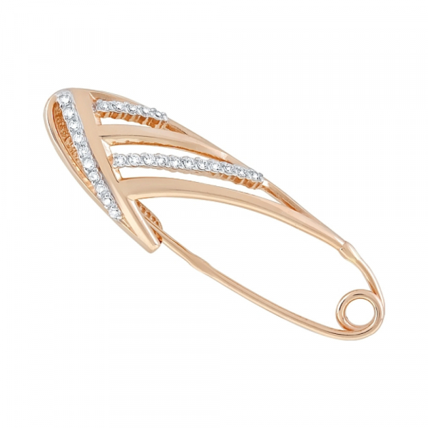 Булавка с фианитом № 120965