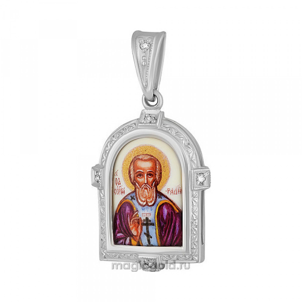 Икона с фианитами и эмалью № 131973