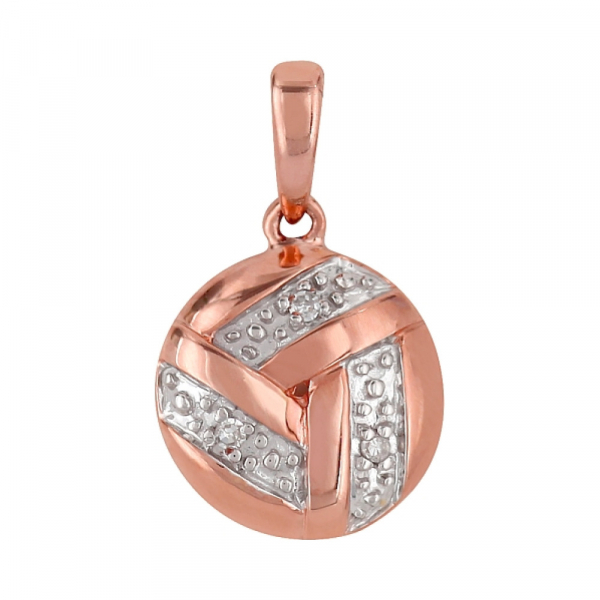 Золотая подвеска с бриллиантами № 98713