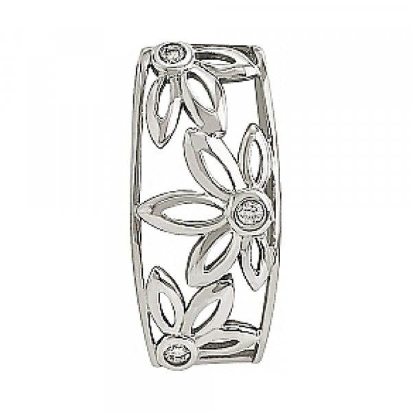 Золотая подвеска с бриллиантом № 83675