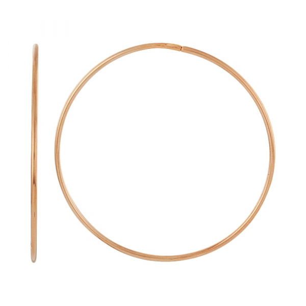 Золотые серьги конго № 100569