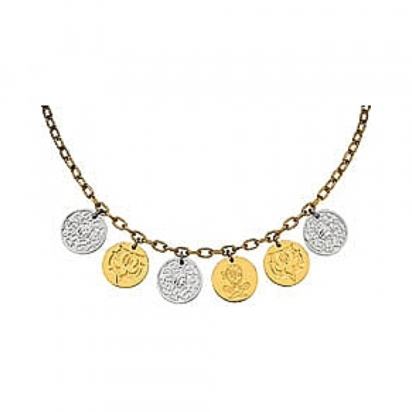  Колье с фианитом GL № 62073