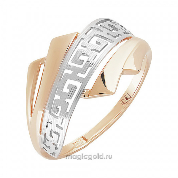 Золотое кольцо без камня № 155632