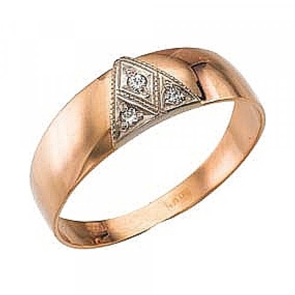  Свадебные кольца с фианитом  № 6012