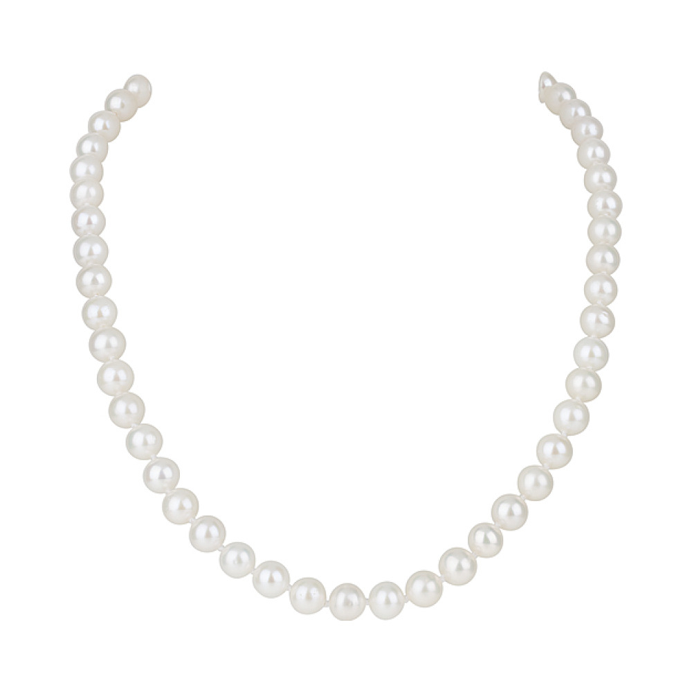 Золотое колье с жемчугом № 115775