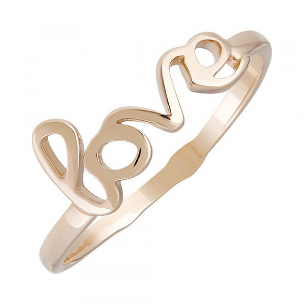 Золотое кольцо без камня № 133816