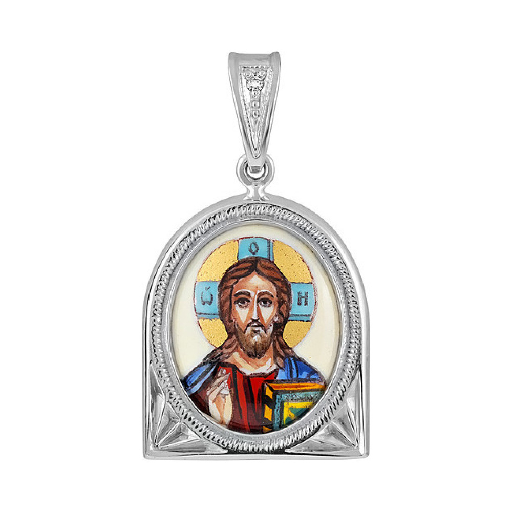 Икона с фианитами и эмалью № 131976