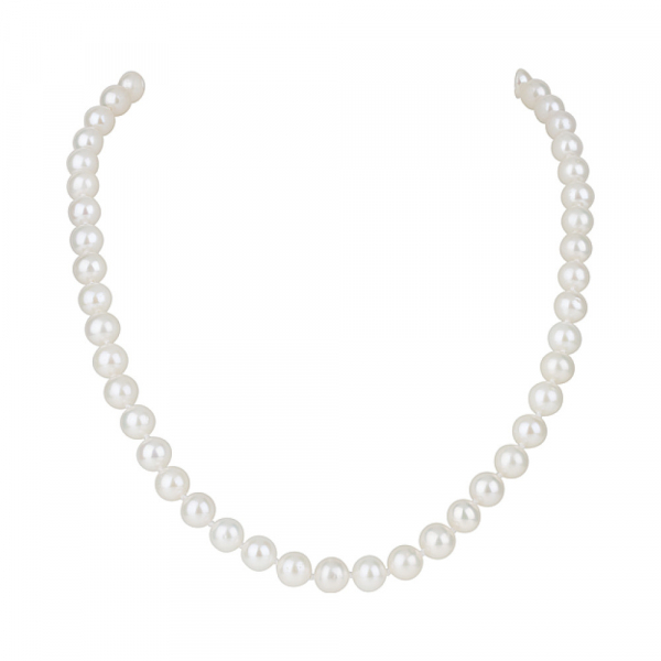 Золотое колье с жемчугом № 119844