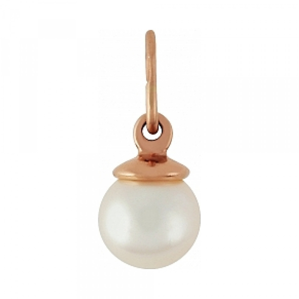 Золотая подвеска с жемчугом № 103604