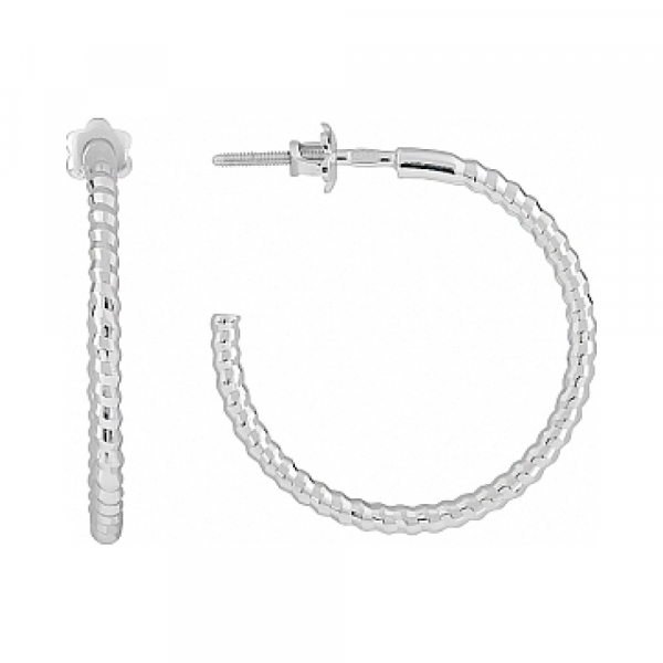 Серебряные серьги б\к № 108526