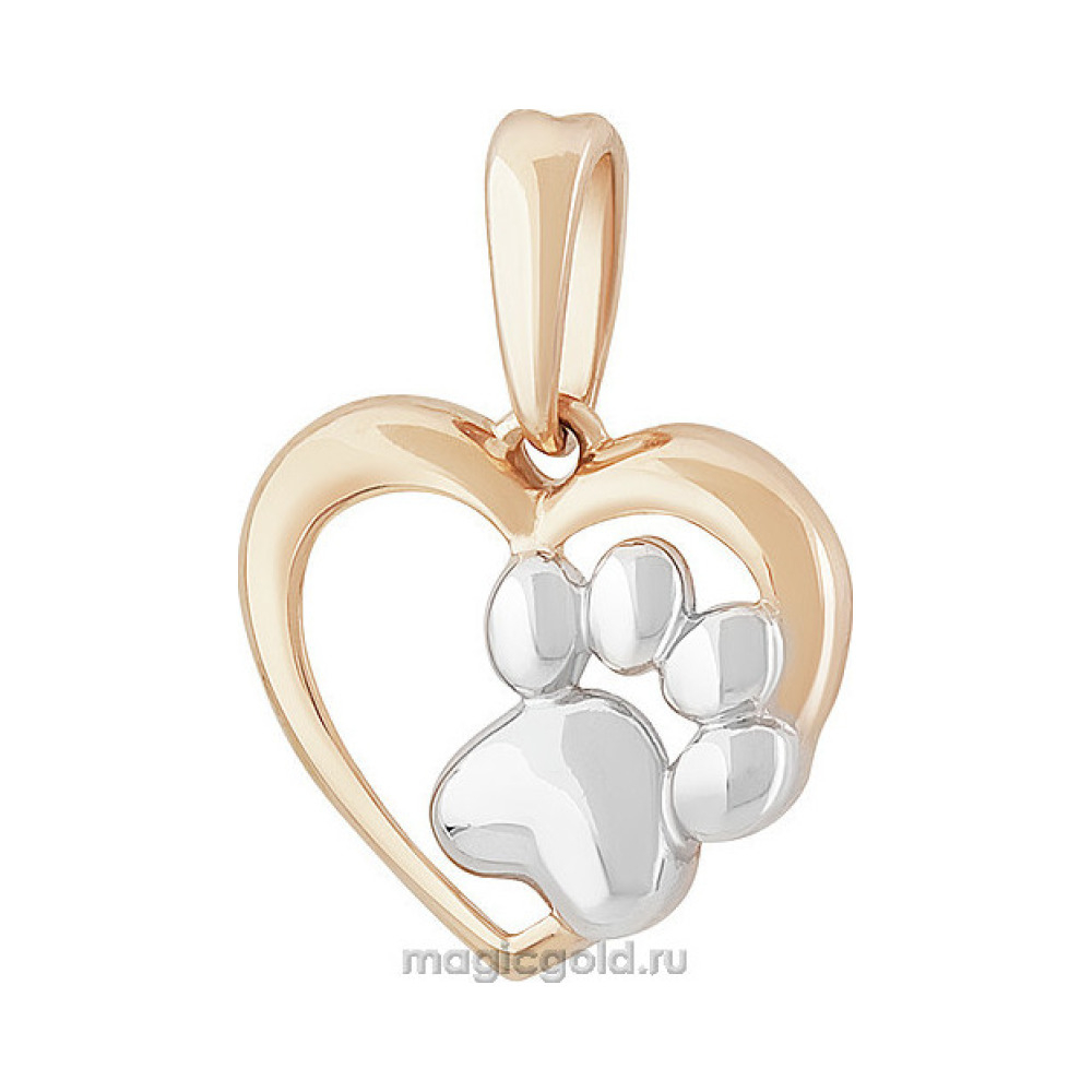 Золотая подвеска без камня № 155876