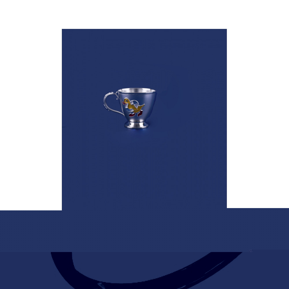 Золотое кольцо с бриллиантом и сапфиром № 95633