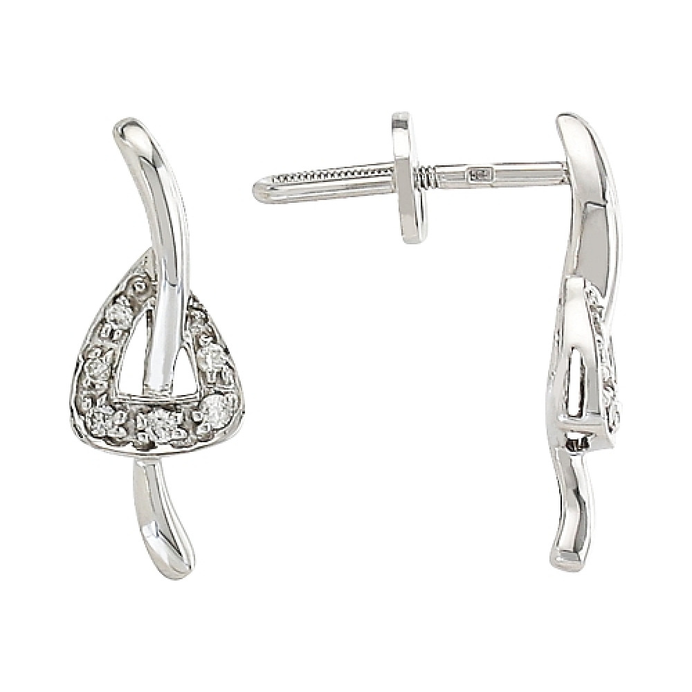 Пуссеты с бриллиантами № 81957