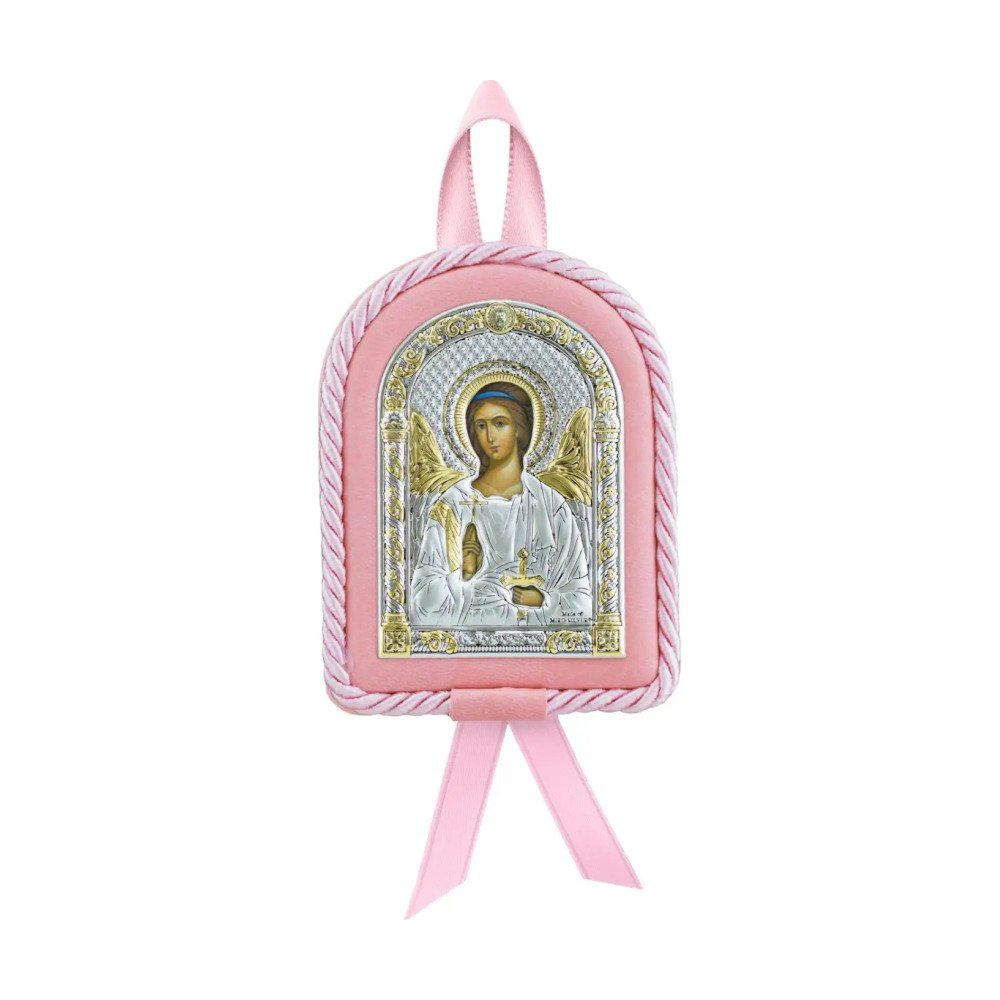 Икона детская Ангел Хранитель роз (8*11) -