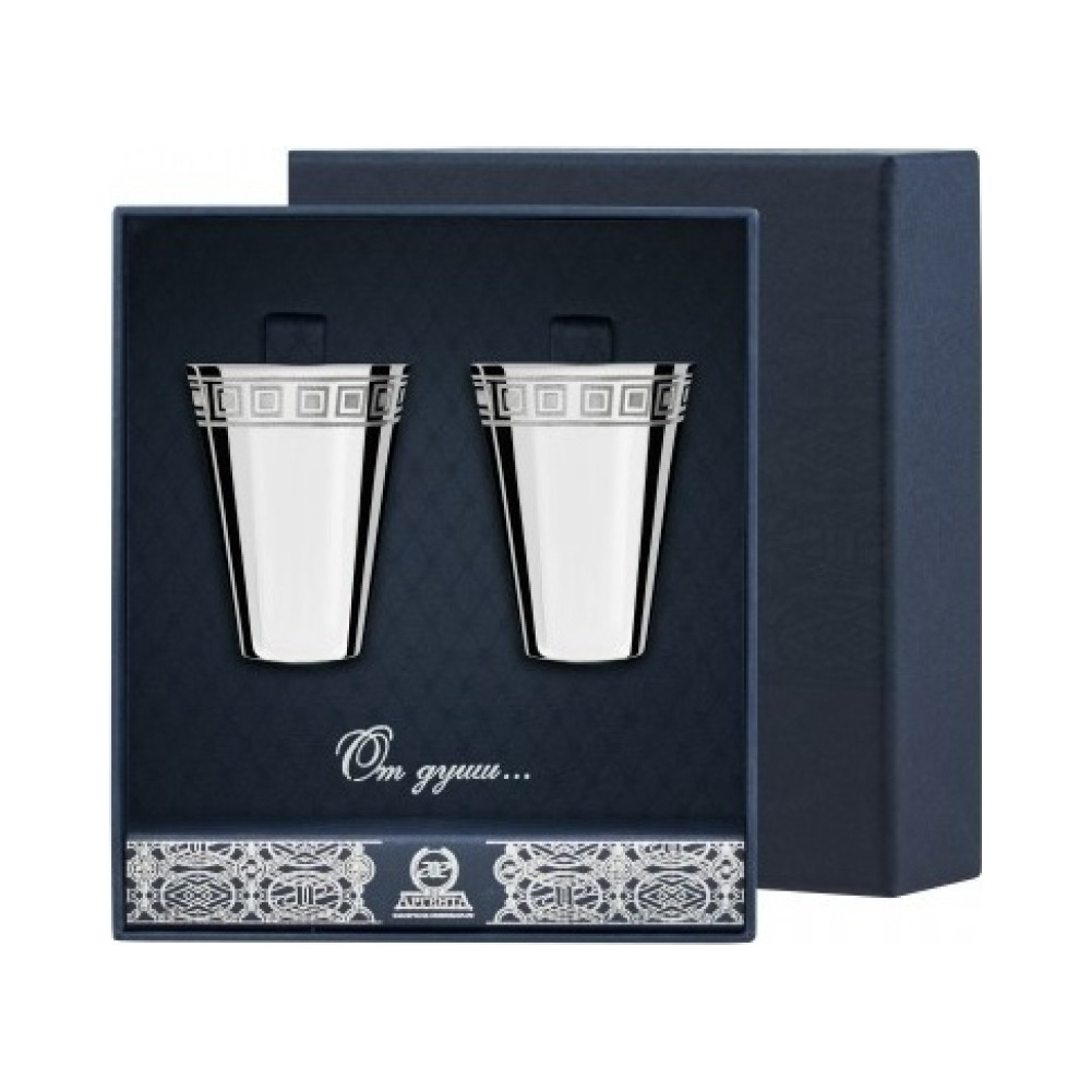 Набор стопок "Гладкая" с рисунком "Квадрат"  1052НБ00801_к