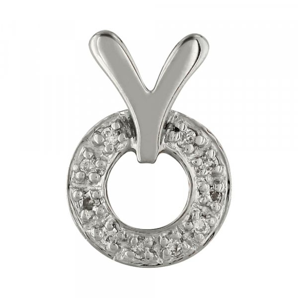 Золотая подвеска с бриллиантами № 98115