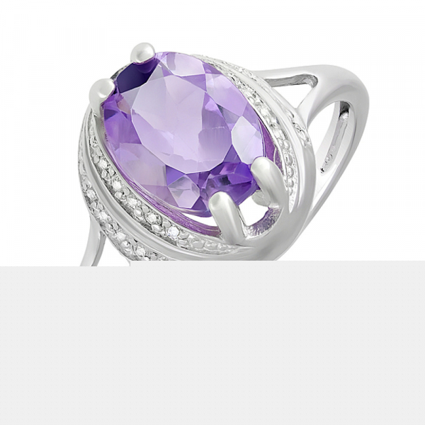 Золотые серьги с фианитом № 129803