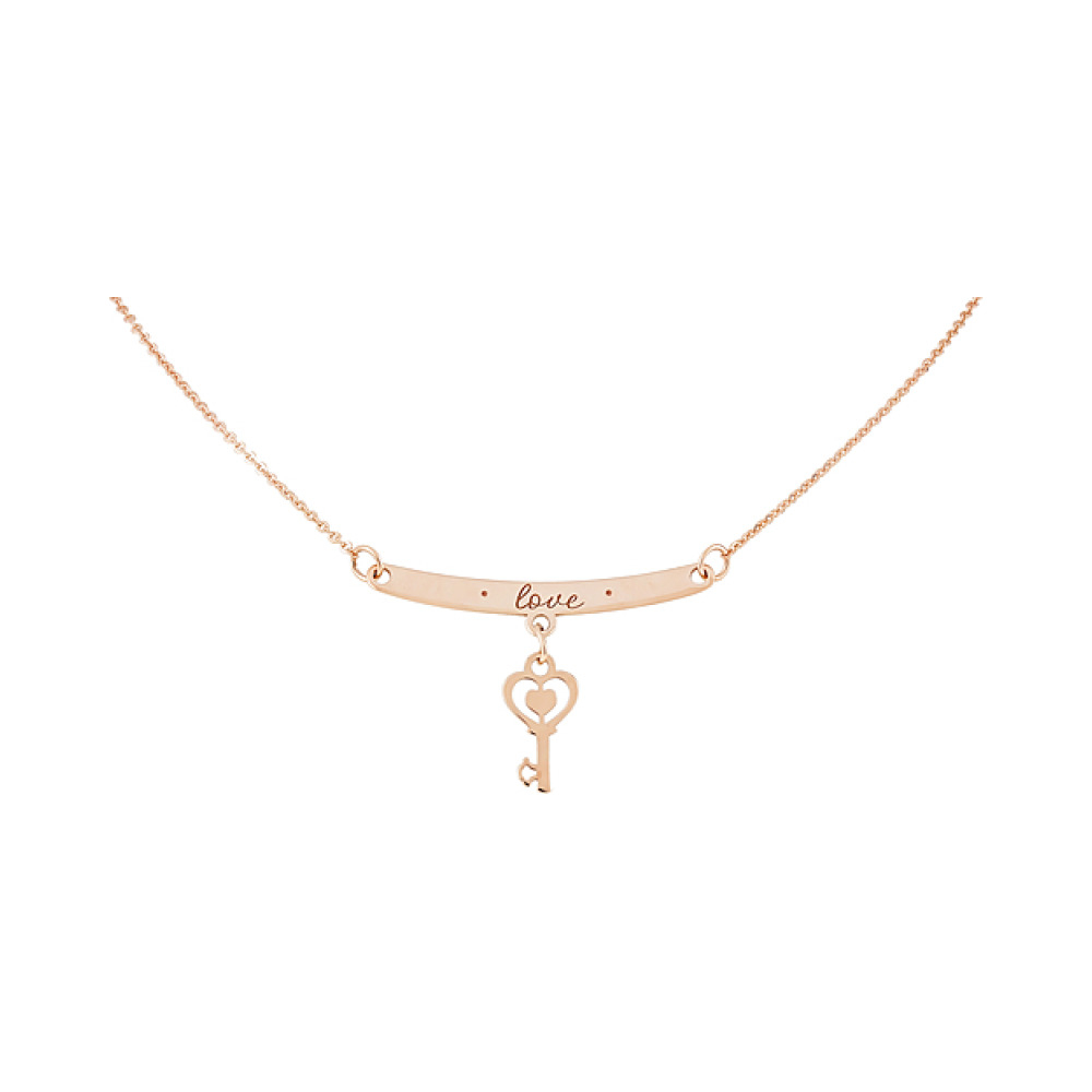 Золотое колье без камня № 124352