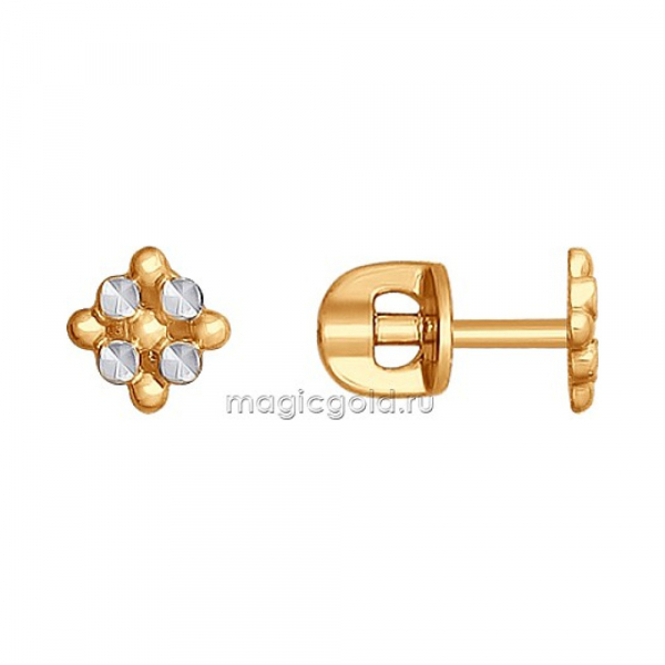 Пуссеты без камня с алмазкой № 165863