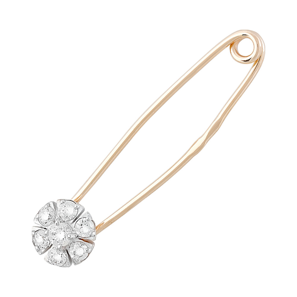 Булавка с фианитами № 129048