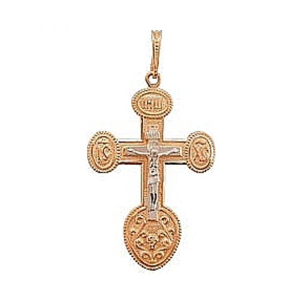 Крест литой с накладкой б/з № 6048