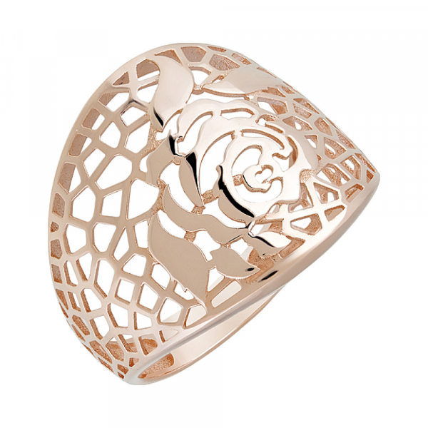 Золотое кольцо без камня № 128298