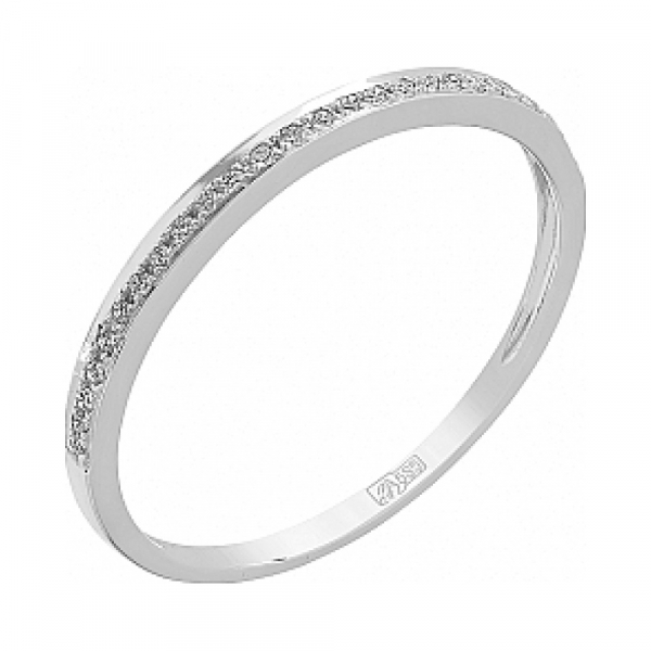 Золотое кольцо с бриллиантом № 106078