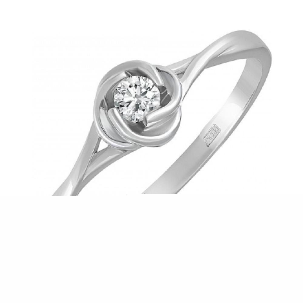 Золотые серьги с топазом и фианитом № 128481