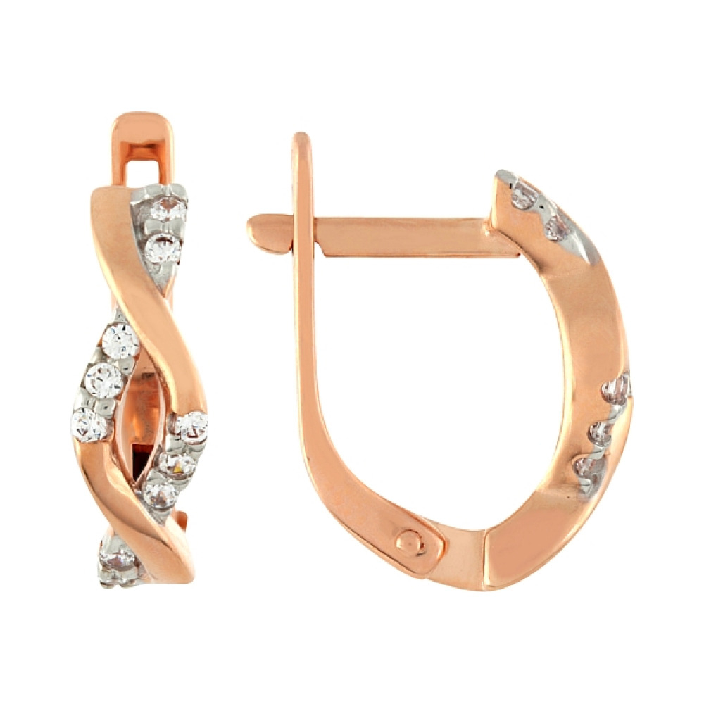 Серьги с фианитом № 97139