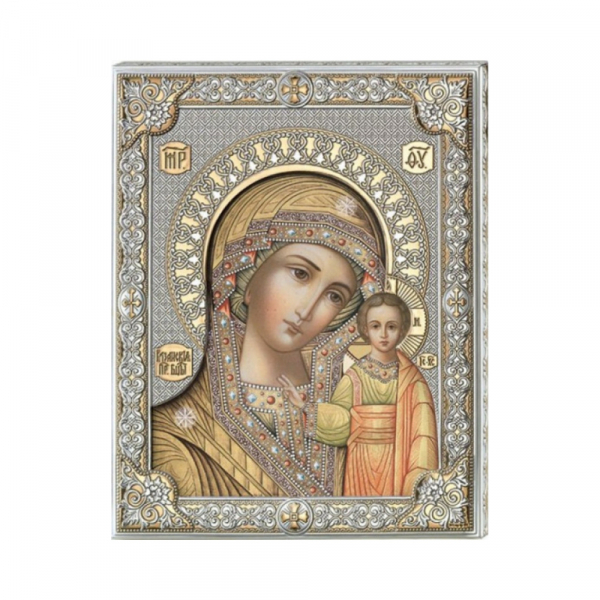 Икона Казанская Божья Матерь (12*15.5)