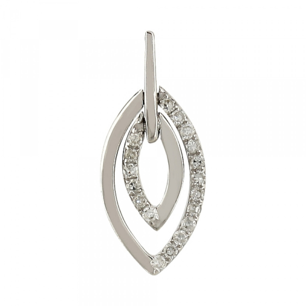 Золотая подвеска с бриллиантами № 106112