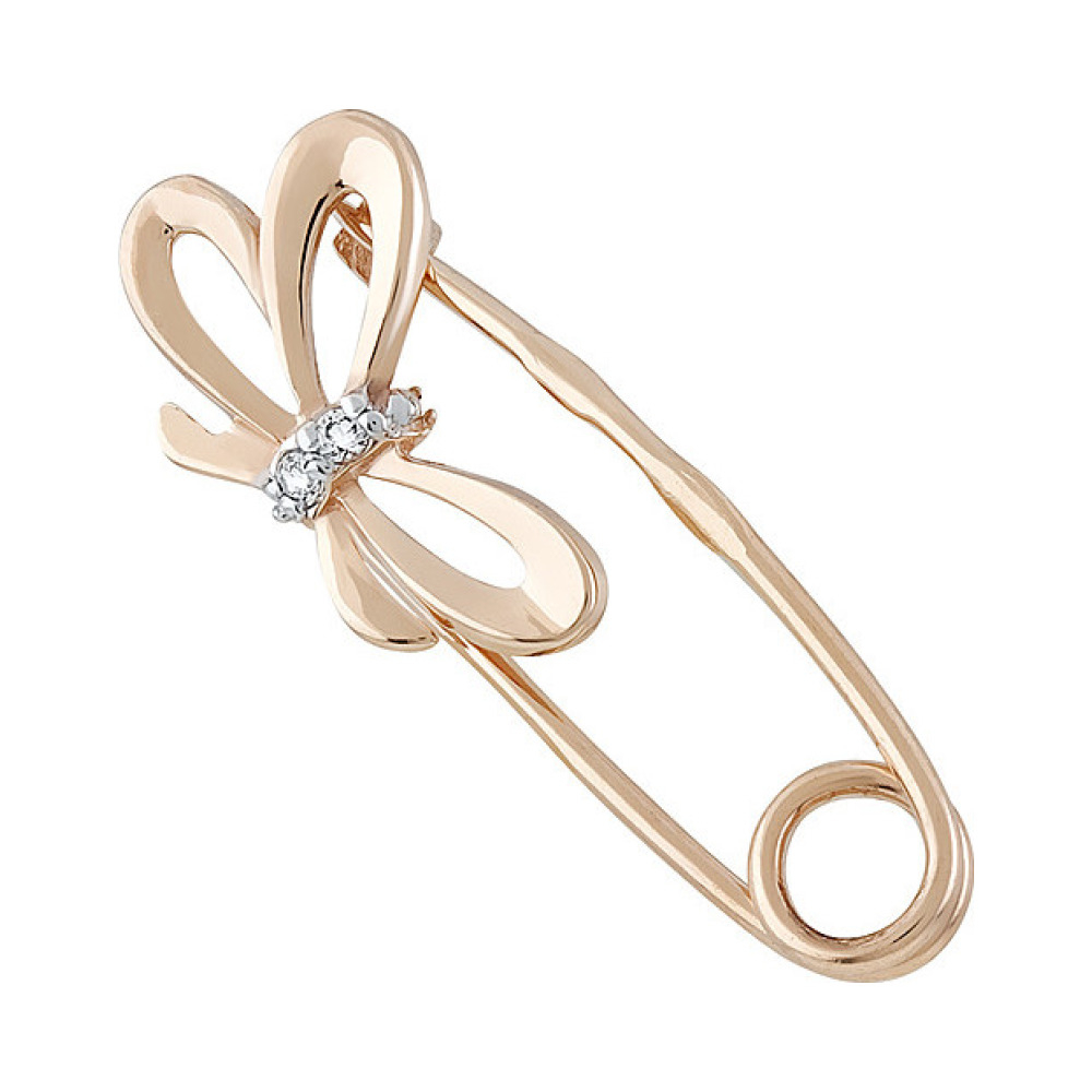 Булавка с фианитами № 135238