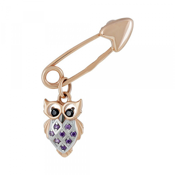 Булавка с фианитом № 137397