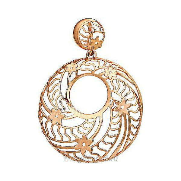 Золотая подвеска без камня № 173981