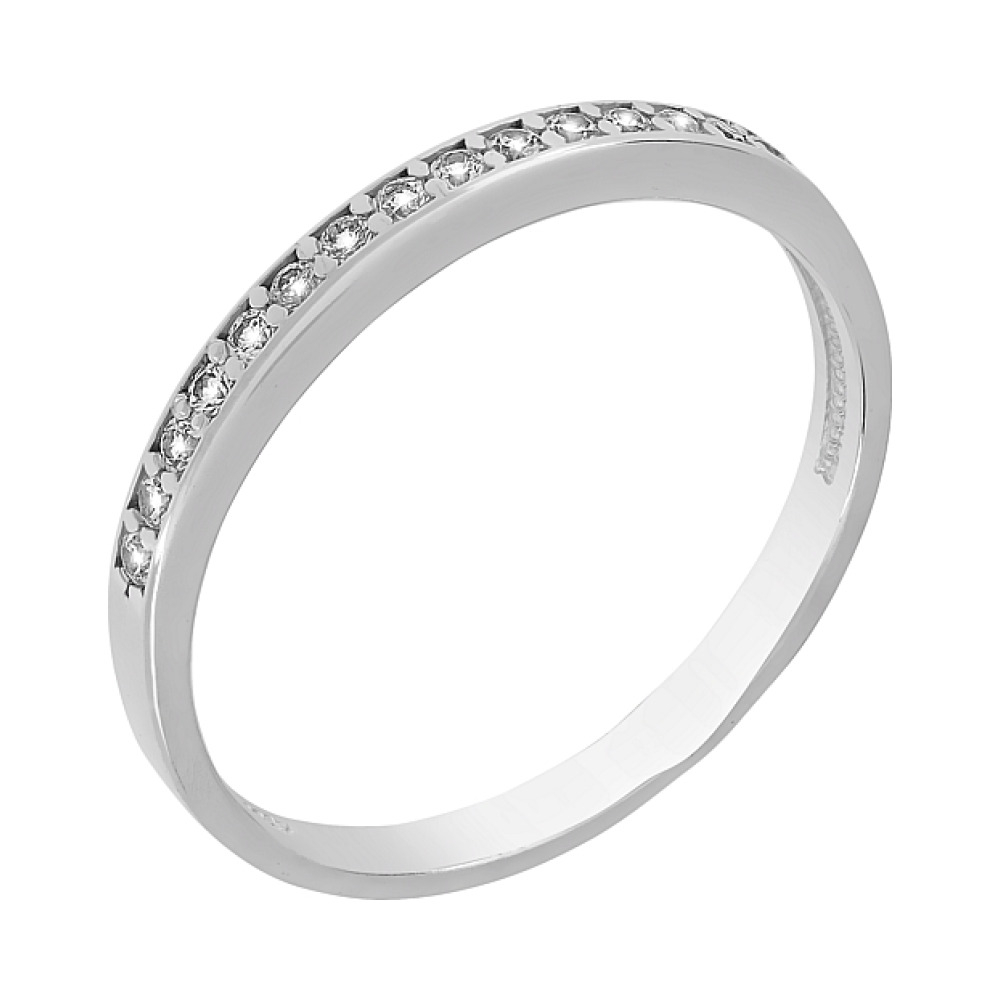 Золотое кольцо с фианитом № 76257