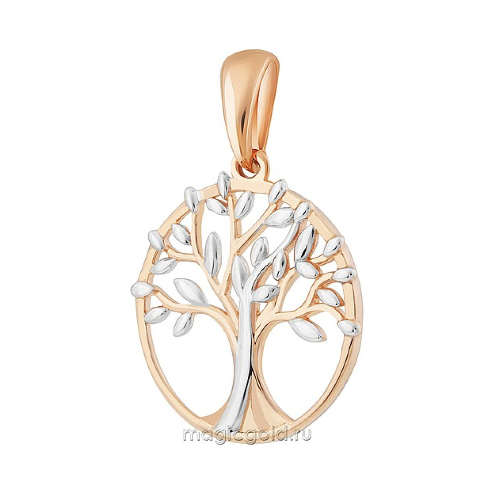 Золотая подвеска без камня № 172144