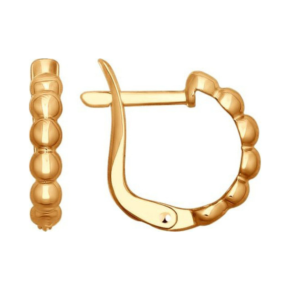 Золотые серьги  б\к № 161633