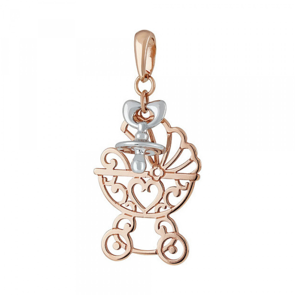 Золотая подвеска без камня № 137936