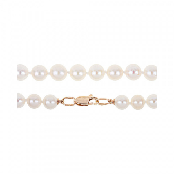 Золотое колье с жемчугом № 105532