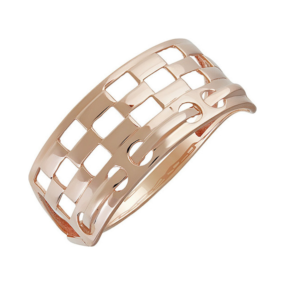 Золотое кольцо без камня № 138186