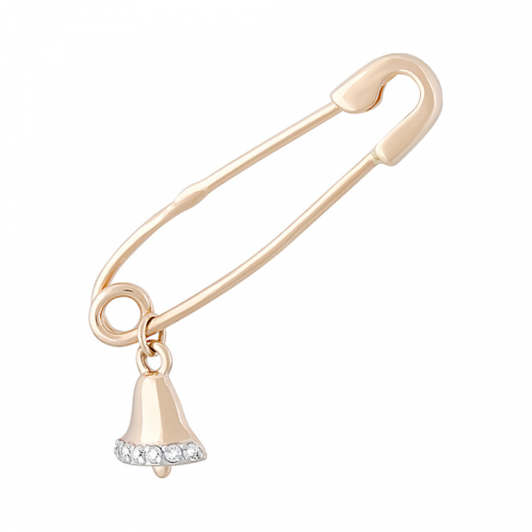 Булавка с фианитами № 129061