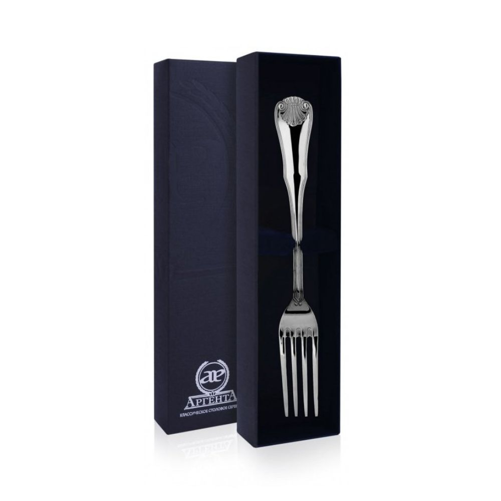 Серебряная вилка столовая «Визит»