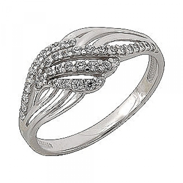 Кольцо с фианитом № 73187